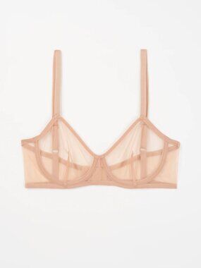 NWT ELSE Bare Minimal Bra in "Powder", size 38B